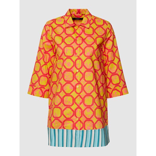 Bluzka o dwukolorowym designie model ‘NURRA’ ze sklepu Peek&Cloppenburg  w kategorii Koszule damskie - zdjęcie 168299933