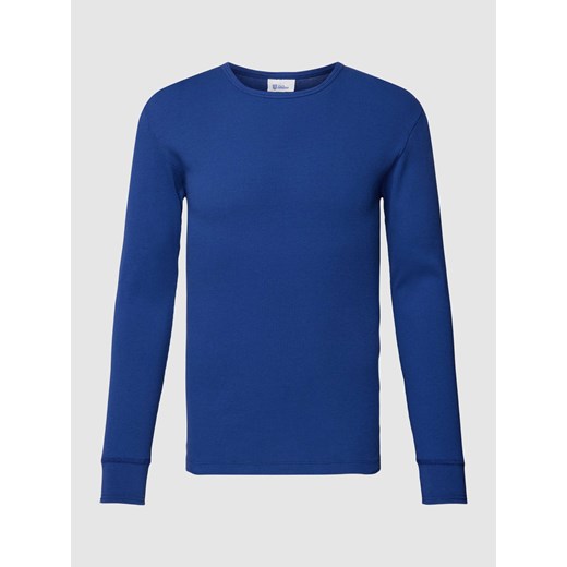Bluzka z długim rękawem i drobnym prążkowaniem model ‘REVIVAL’ ze sklepu Peek&Cloppenburg  w kategorii T-shirty męskie - zdjęcie 168300092
