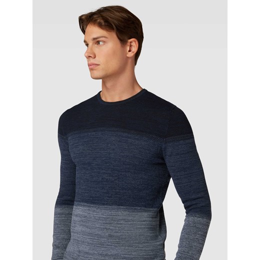 Sweter z dzianiny w stylu Colour Blocking model ‘PANTER’ Only & Sons XL Peek&Cloppenburg 