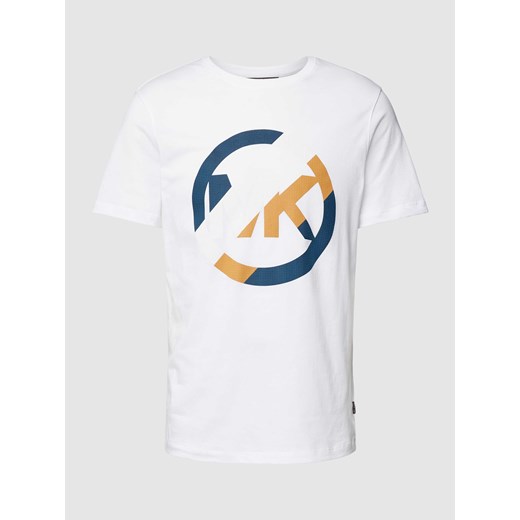 T-shirt z nadrukiem z logo model ‘NU VICTORY’ ze sklepu Peek&Cloppenburg  w kategorii T-shirty męskie - zdjęcie 168300641