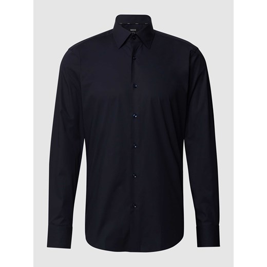 Koszula biznesowa o kroju regular fit z popeliny z dodatkiem streczu i bardzo długim rękawem ze sklepu Peek&Cloppenburg  w kategorii Koszule męskie - zdjęcie 168300643