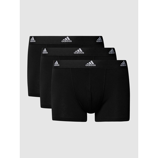 Obcisłe bokserki z napisem z logo Adidas Sportswear M Peek&Cloppenburg 