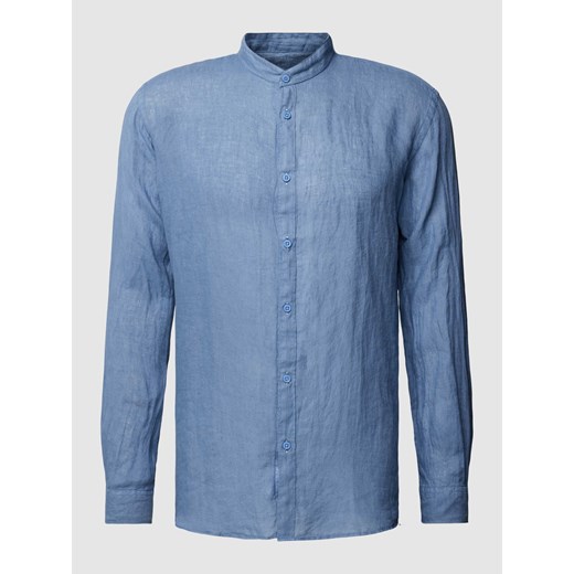 Koszula casualowa z lnu ze stójką ze sklepu Peek&Cloppenburg  w kategorii Koszule męskie - zdjęcie 168300974