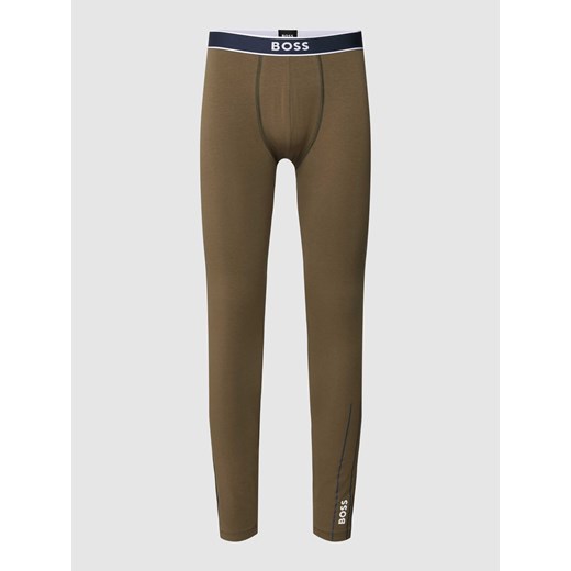Legginsy z elastycznym paskiem z logo model ‘Long John’ ze sklepu Peek&Cloppenburg  w kategorii Spodnie męskie - zdjęcie 168301401