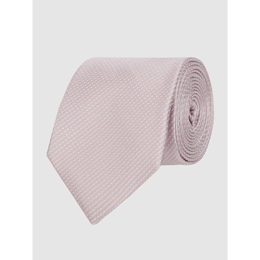 Krawat jedwabny ze wzorem na całej powierzchni ze sklepu Peek&Cloppenburg  w kategorii Krawaty - zdjęcie 168301602