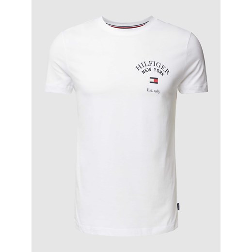 T-shirt z nadrukiem z logo ze sklepu Peek&Cloppenburg  w kategorii T-shirty męskie - zdjęcie 168301870
