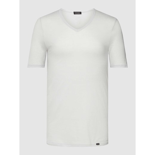 T-shirt z dekoltem w zaokrąglony serek ze sklepu Peek&Cloppenburg  w kategorii T-shirty męskie - zdjęcie 168301991
