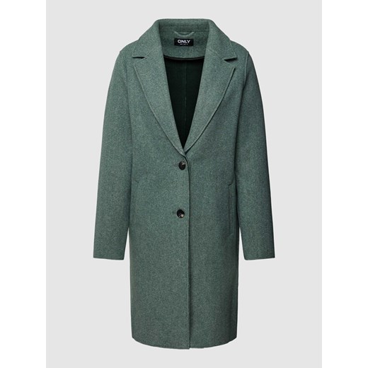 Płaszcz z zapięciem na guzik model ‘ONLCARRIE’ ze sklepu Peek&Cloppenburg  w kategorii Płaszcze damskie - zdjęcie 168302021