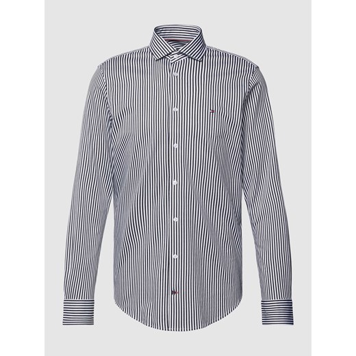 Koszula biznesowa o kroju slim fit w paski ze sklepu Peek&Cloppenburg  w kategorii Koszule męskie - zdjęcie 168302492