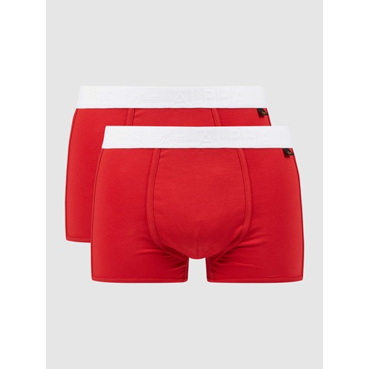 Obcisłe bokserki z elastycznym paskiem z logo w zestawie 2 szt Alpha Industries XXL okazja Peek&Cloppenburg 