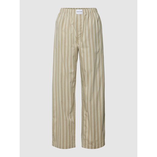 Spodnie od piżamy ze wzorem w paski ze sklepu Peek&Cloppenburg  w kategorii Piżamy damskie - zdjęcie 168302783