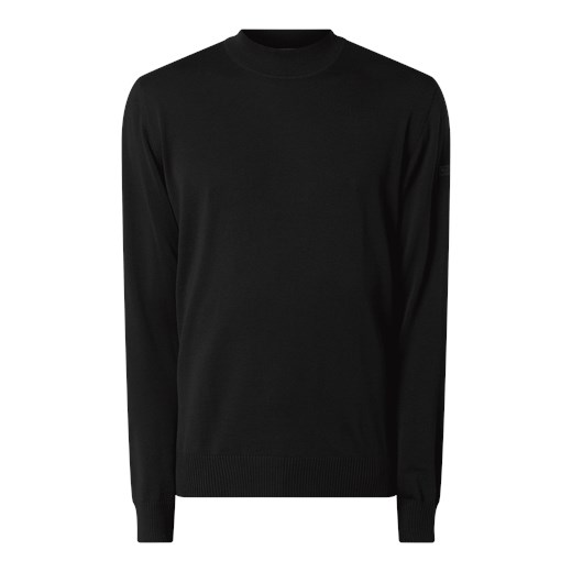 Sweter z wełny merynosowej ze stójką ze sklepu Peek&Cloppenburg  w kategorii Swetry męskie - zdjęcie 168302873
