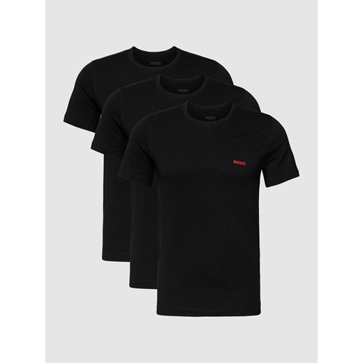 T-shirt z nadrukiem z logo w zestawie 3 szt. ze sklepu Peek&Cloppenburg  w kategorii T-shirty męskie - zdjęcie 168302874