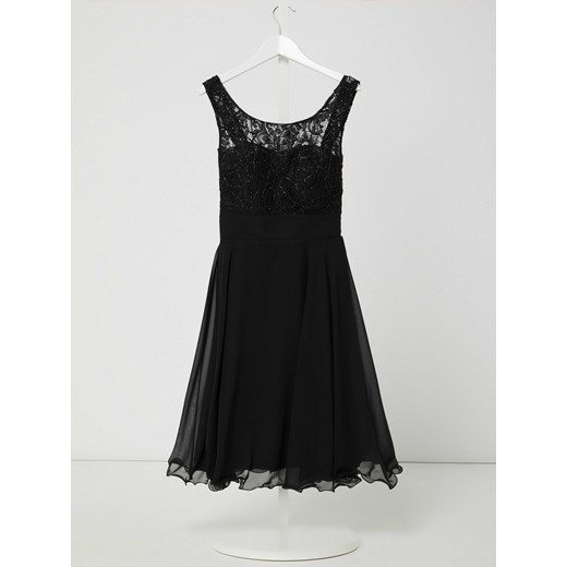 Sukienka z koronki i szyfonu z efektem błyszczącym ze sklepu Peek&Cloppenburg  w kategorii Sukienki dziewczęce - zdjęcie 168303140