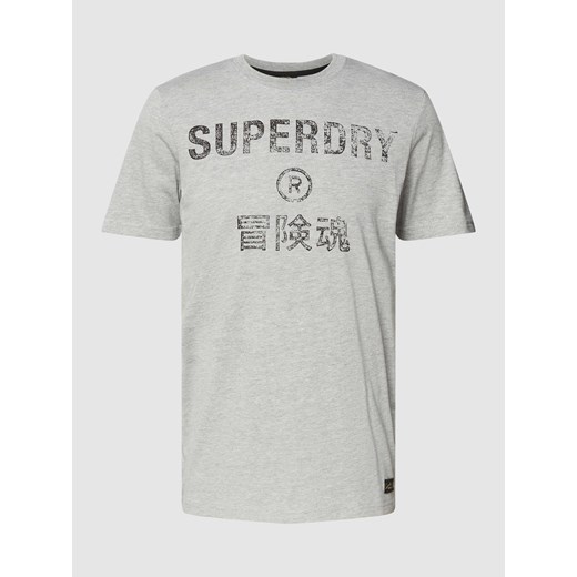 T-shirt z nadrukiem z logo Superdry XL Peek&Cloppenburg  wyprzedaż