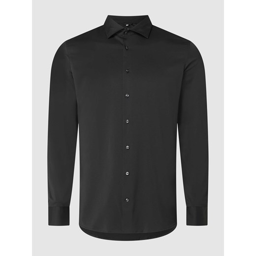 Koszula biznesowa o kroju slim fit z diagonalu — z regulacją wilgoci ze sklepu Peek&Cloppenburg  w kategorii Koszule męskie - zdjęcie 168303294