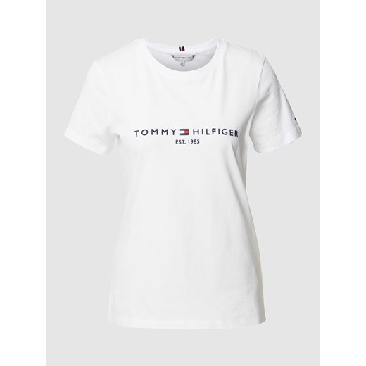 T-shirt z bawełny Tommy Hilfiger S Peek&Cloppenburg 