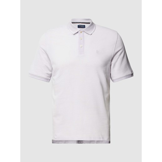Koszulka polo z paskami w kontrastowym kolorze model ‘BLUWIN’ ze sklepu Peek&Cloppenburg  w kategorii T-shirty męskie - zdjęcie 168303612