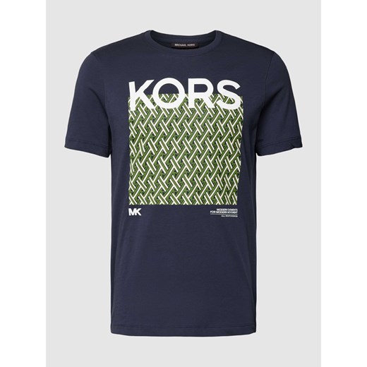 T-shirt z nadrukowanym motywem i logo model ‘LATTICE KORS’ ze sklepu Peek&Cloppenburg  w kategorii T-shirty męskie - zdjęcie 168303690