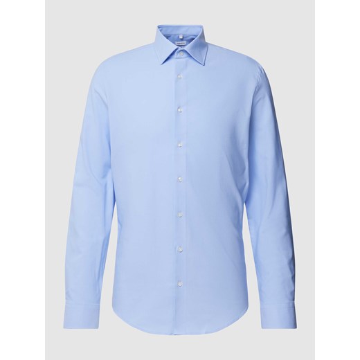 Koszula biznesowa o kroju slim fit z kołnierzykiem typu kent ze sklepu Peek&Cloppenburg  w kategorii Koszule męskie - zdjęcie 168303850