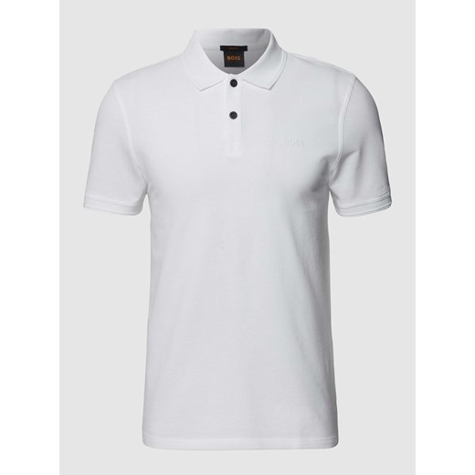 Koszulka polo o kroju slim fit z nadrukiem z logo model ‘Prime’ ze sklepu Peek&Cloppenburg  w kategorii T-shirty męskie - zdjęcie 168304751