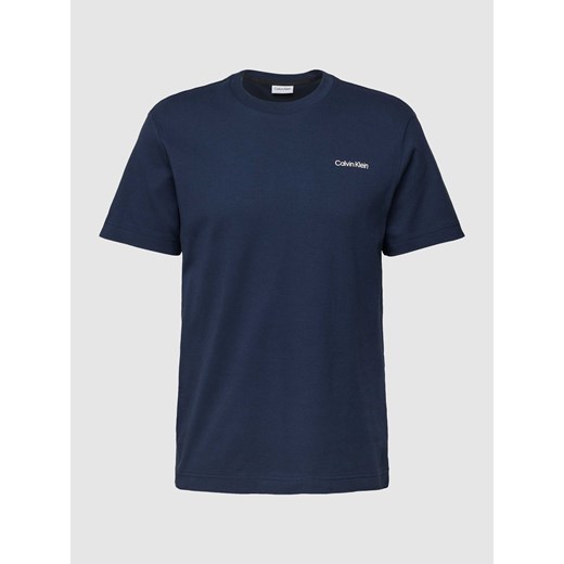 T-shirt z detalem z logo ze sklepu Peek&Cloppenburg  w kategorii T-shirty męskie - zdjęcie 168304962