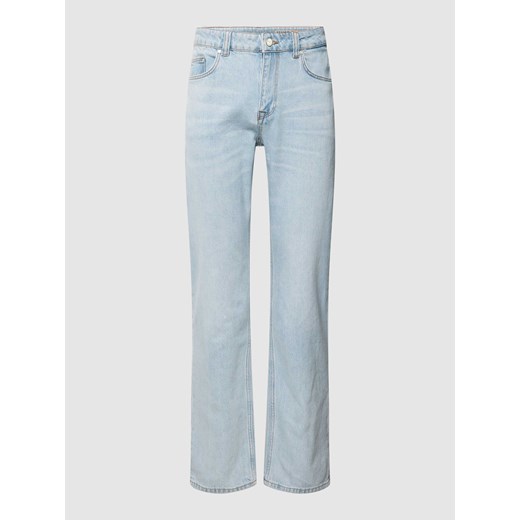 Jeansy o kroju straight fit z naszywką z logo ze sklepu Peek&Cloppenburg  w kategorii Jeansy męskie - zdjęcie 168305133
