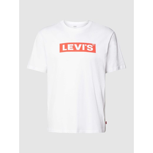 T-shirt o luźnym kroju z nadrukiem z logo ze sklepu Peek&Cloppenburg  w kategorii T-shirty męskie - zdjęcie 168305353