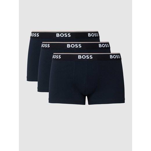 Obcisłe bokserki z elastycznym paskiem z logo w zestawie 3 szt. ze sklepu Peek&Cloppenburg  w kategorii Majtki męskie - zdjęcie 168305743