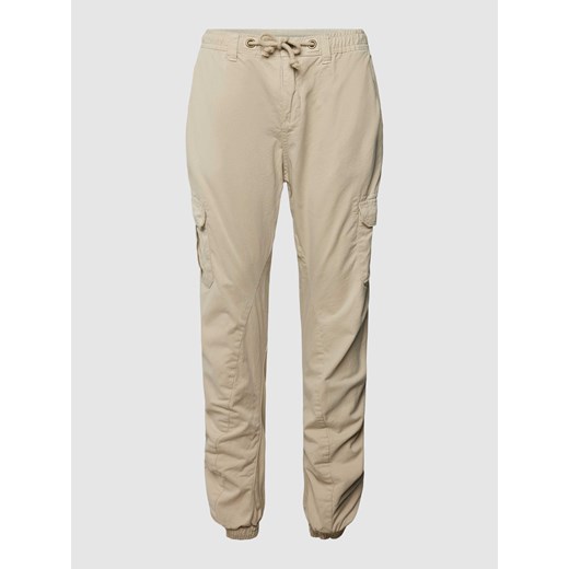 Spodnie sportowe z kieszeniami cargo w jednolitym kolorze ze sklepu Peek&Cloppenburg  w kategorii Spodnie męskie - zdjęcie 168305750