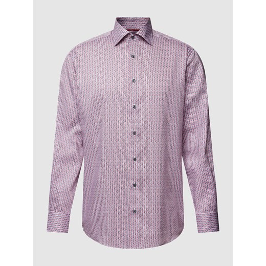 Koszula biznesowa o kroju modern fit ze wzorem na całej powierzchni ze sklepu Peek&Cloppenburg  w kategorii Koszule męskie - zdjęcie 168307100