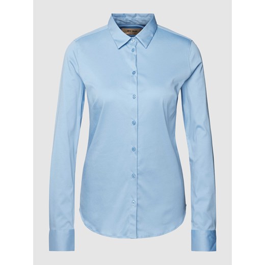 Bluzka koszulowa w jednolitym kolorze model ‘Tina’ ze sklepu Peek&Cloppenburg  w kategorii Koszule damskie - zdjęcie 168307270