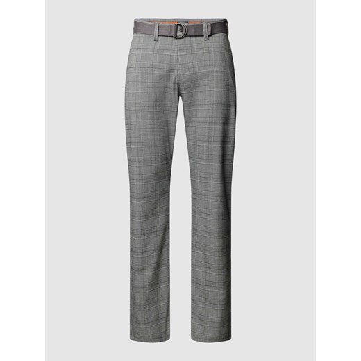 Spodnie z fakturowanym wzorem ze sklepu Peek&Cloppenburg  w kategorii Spodnie męskie - zdjęcie 168308024