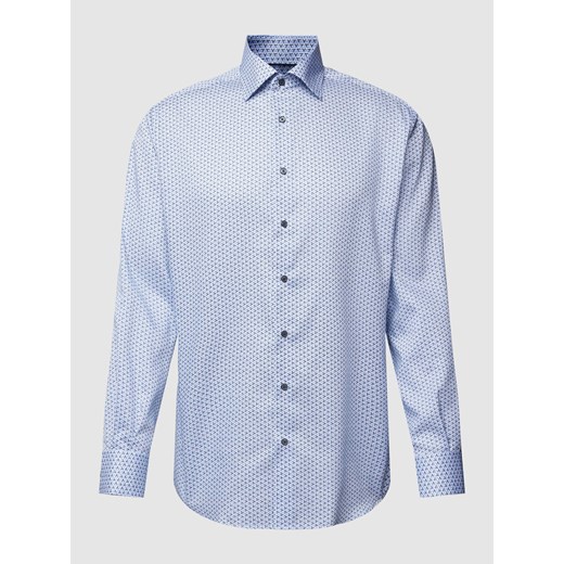 Koszula biznesowa o kroju modern fit ze wzorem na całej powierzchni ze sklepu Peek&Cloppenburg  w kategorii Koszule męskie - zdjęcie 168308801