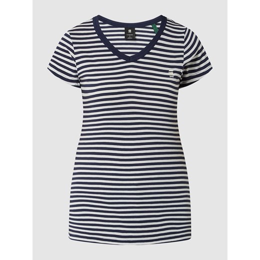 T-shirt o kroju slim fit z wzorem w paski model ‘Eyben’ ze sklepu Peek&Cloppenburg  w kategorii Bluzki damskie - zdjęcie 168308863