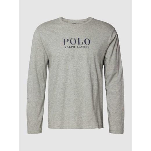 Bluzka z długim rękawem i nadrukiem z logo model ‘LIQUID’ ze sklepu Peek&Cloppenburg  w kategorii T-shirty męskie - zdjęcie 168309290