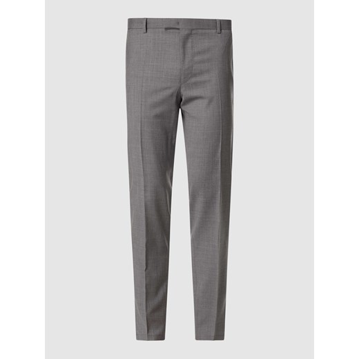 Spodnie do garnituru o kroju shaped fit z żywej wełny model ‘Peso’ ze sklepu Peek&Cloppenburg  w kategorii Spodnie męskie - zdjęcie 168309524