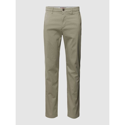 Spodnie materiałowe z fakturowanym wzorem model ‘DENTON’ Tommy Hilfiger 32/34 okazyjna cena Peek&Cloppenburg 