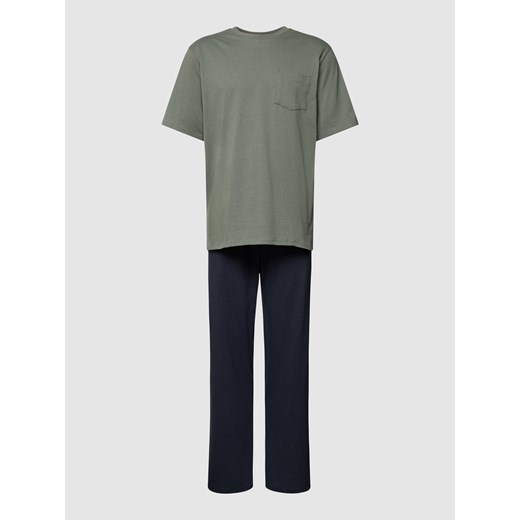 Piżama z bawełny model ‘Essentials Nightwear’ ze sklepu Peek&Cloppenburg  w kategorii Piżamy męskie - zdjęcie 168310253