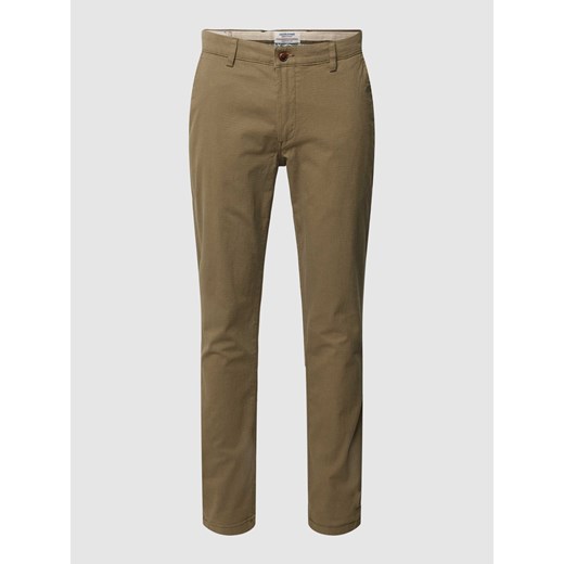 Spodnie o kroju slim fit z dodatkiem streczu model ‘MARCO’ Jack & Jones 33/34 Peek&Cloppenburg 