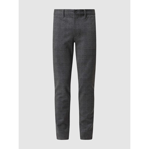 Spodnie o kroju tapered fit z dodatkiem streczu model ‘Mark’ ze sklepu Peek&Cloppenburg  w kategorii Spodnie męskie - zdjęcie 168310384