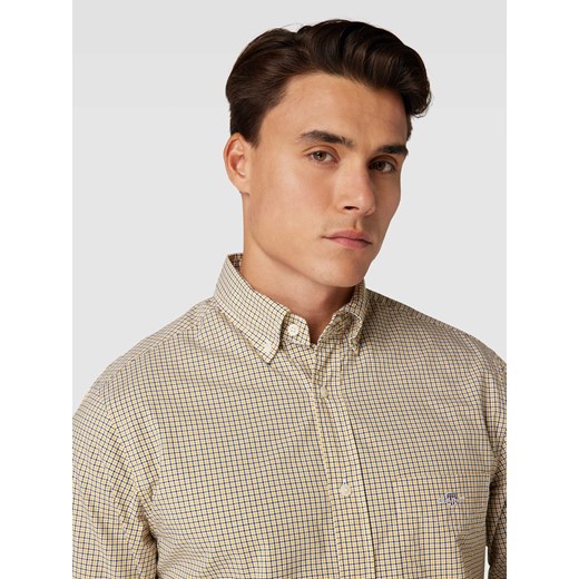 Koszula casualowa o kroju regular fit z wyhaftowanym logo model ‘POPLIN’ Gant L Peek&Cloppenburg  wyprzedaż