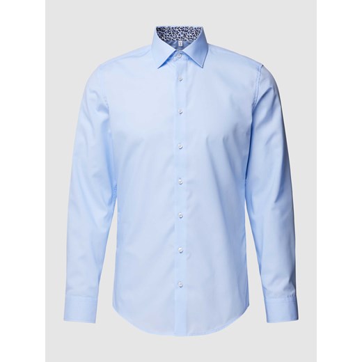 Koszula biznesowa o kroju slim fit z popeliny ze sklepu Peek&Cloppenburg  w kategorii Koszule męskie - zdjęcie 168310693