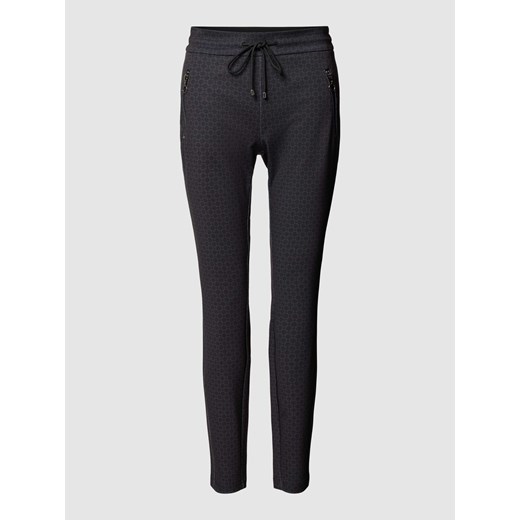 Spodnie materiałowe z elastycznym pasem ze sklepu Peek&Cloppenburg  w kategorii Spodnie damskie - zdjęcie 168310701