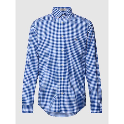 Koszula casulowa o kroju regular fit ze wzorem w kratkę vichy model ‘POPLIN’ ze sklepu Peek&Cloppenburg  w kategorii Koszule męskie - zdjęcie 168310942
