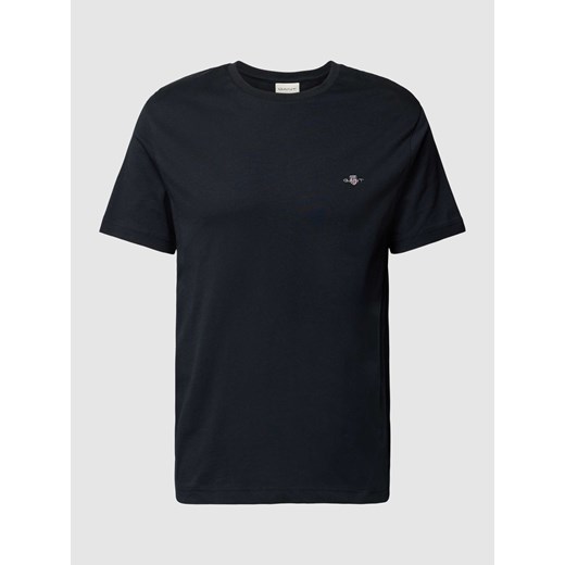 T-shirt o kroju regular fit z wyhaftowanym logo model ‘SHIELD’ ze sklepu Peek&Cloppenburg  w kategorii T-shirty męskie - zdjęcie 168311614