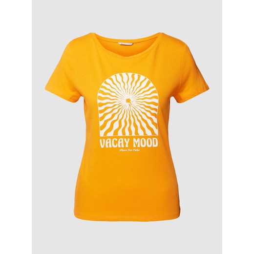 T-shirt z nadrukiem z logo ze sklepu Peek&Cloppenburg  w kategorii Bluzki damskie - zdjęcie 168311971