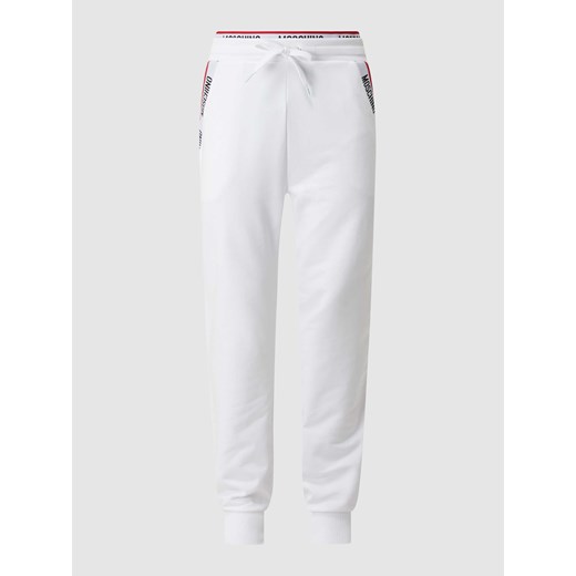 Spodnie dresowe z paskiem z logo ze sklepu Peek&Cloppenburg  w kategorii Spodnie męskie - zdjęcie 168312101