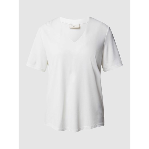 T-shirt z dekoltem w serek ze sklepu Peek&Cloppenburg  w kategorii Bluzki damskie - zdjęcie 168312194
