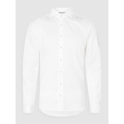 Koszula casualowa o kroju slim fit z diagonalu ze sklepu Peek&Cloppenburg  w kategorii Koszule męskie - zdjęcie 168312254